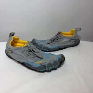 Vibram Fivefingers Shoes Barefoot Running Athletic Bikila Blue Gray W356 38/6